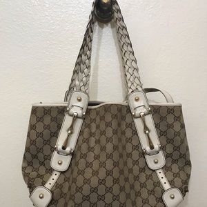 Vintage Gucci Monogram Pelham Bag